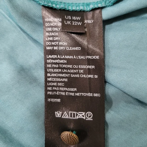 Anthropologie Gwendolyn Maxi Dress Hi Low Surplice Neckline Plus Size 16W - Picture 10 of 13